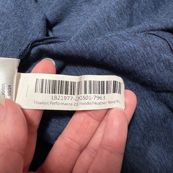 Quince performance zip hoodie - navy - size XL - Picture 6 of 10